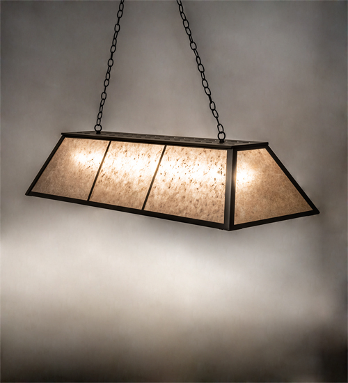 240397 60 in. Long Tri-Panel Oblong Ceiling Pendant Fixtures