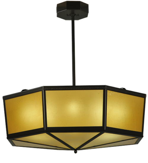 241396 36 in. Wide Eltham Semi-Flushmount Ceiling Fixture