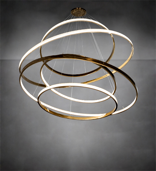 84 in. Wide Anillo 5 Light Cascading Chandelier