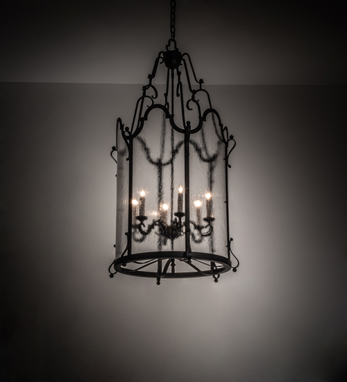 221434 24 in. Wide Dubrek 6 Light Foyer Lantern
