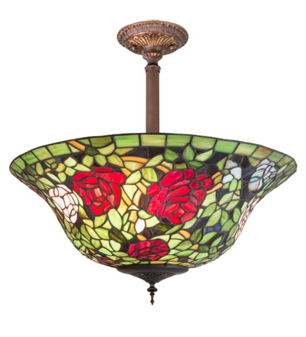 62 in. Tiffany Rosebush Floor Lamp
