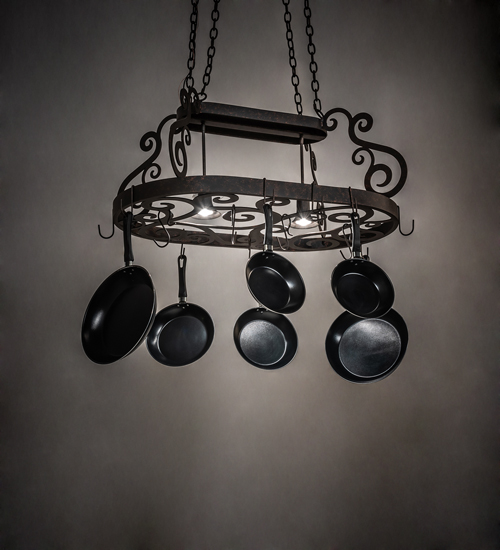 226654 38 in. Long Neo Pot Rack Decor