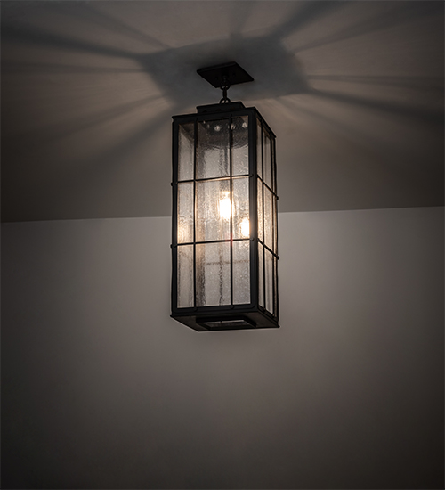 227730 12 in. Square Pontrefract Lantern Ceiling Pendant Fixtures