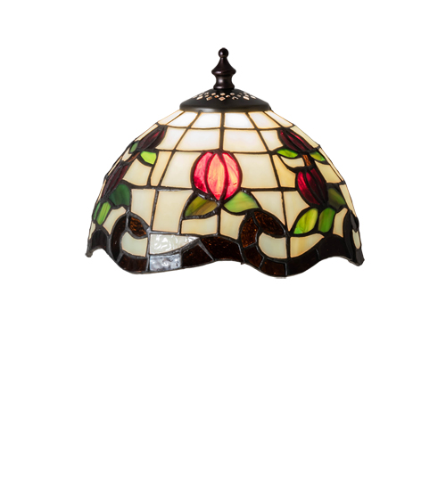 19140 7 in. Wide Roseborder Shade Light