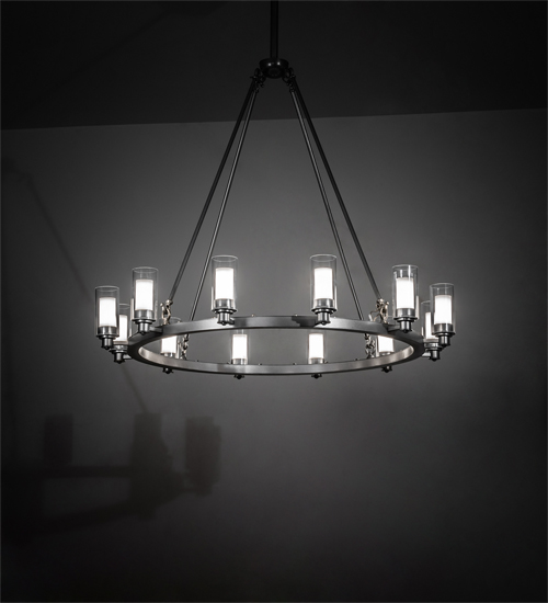 203297 46 in. Wide Loxley 12 Light Chandelier