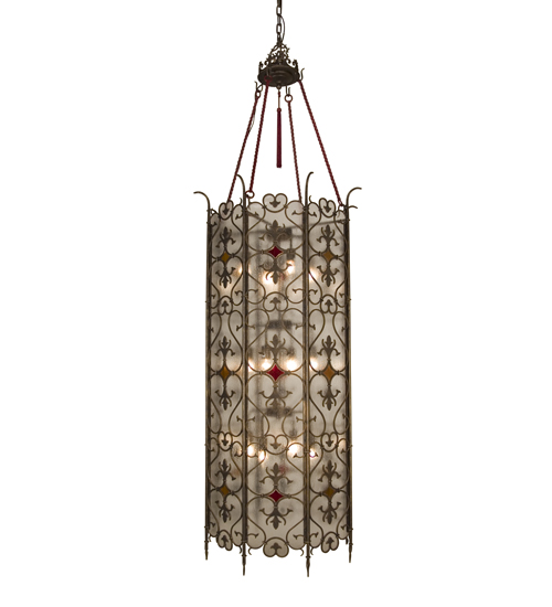 117398 24 in. Saskia Lantern Ceiling Pendant Fixtures