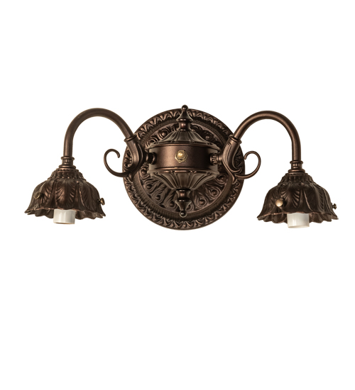 14703 13 in. Wide Victorian 2 Light Hardware
