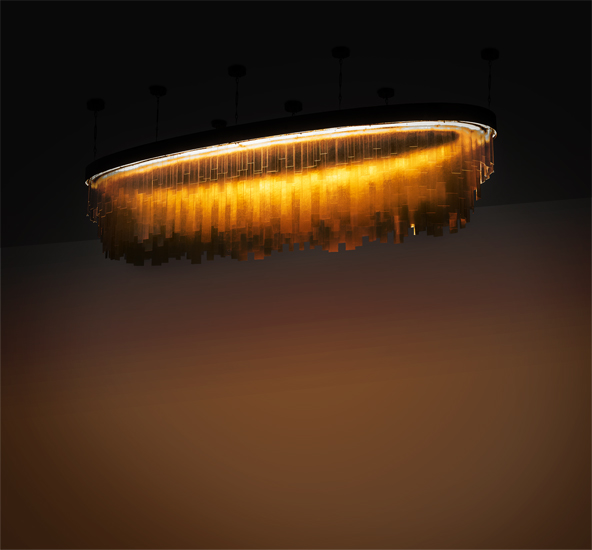 228181 168 in. Long Kepley Chandelier