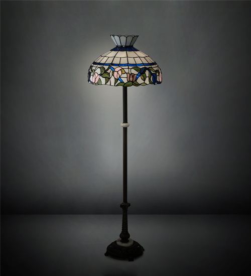 228512 62 in. High Rose Vine Floor Lamp
