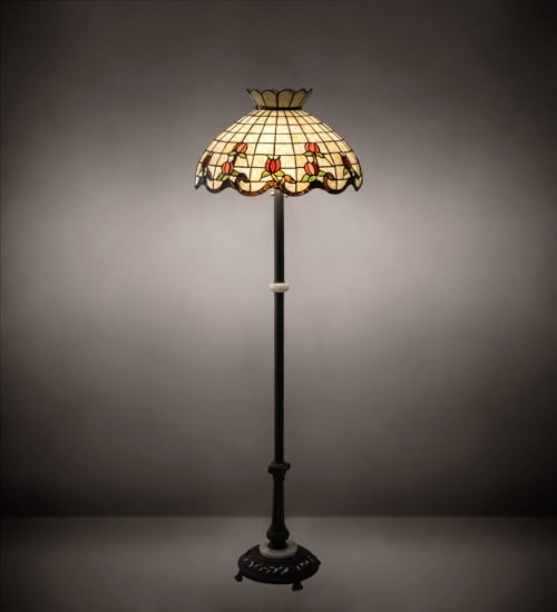 228514 62 in. High Roseborder Floor Lamp