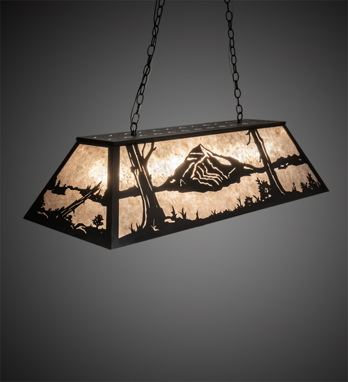 228717 48 in. Long Mountain Range Oblong Ceiling Pendant Fixtures