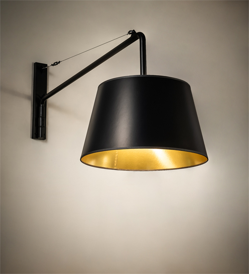 229057 20 in. Wide Cilindro Tapered Swing Arm Wall Sconce