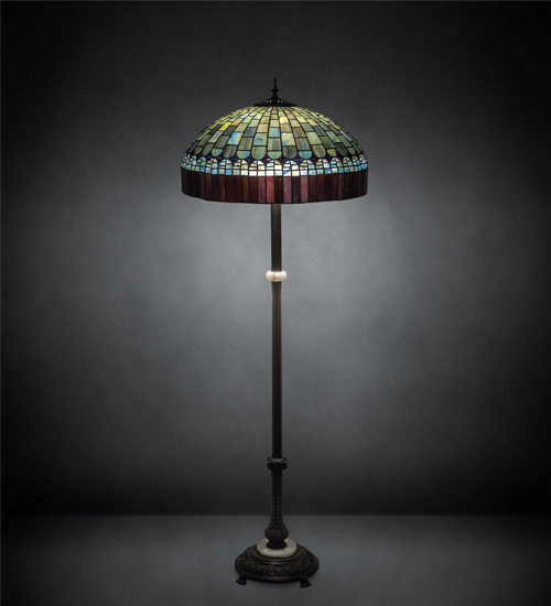 229127 62 in. High Tiffany Candice Floor Lamp