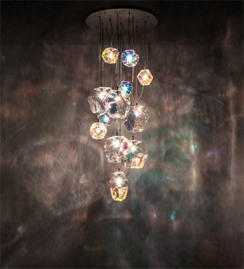 229565 36 in. Wide Kalos Eidos Cascading Ceiling Pendant Fixtures