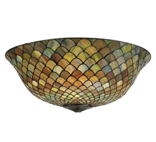 29627 24 in. Tiffany Fishscale Shade Light