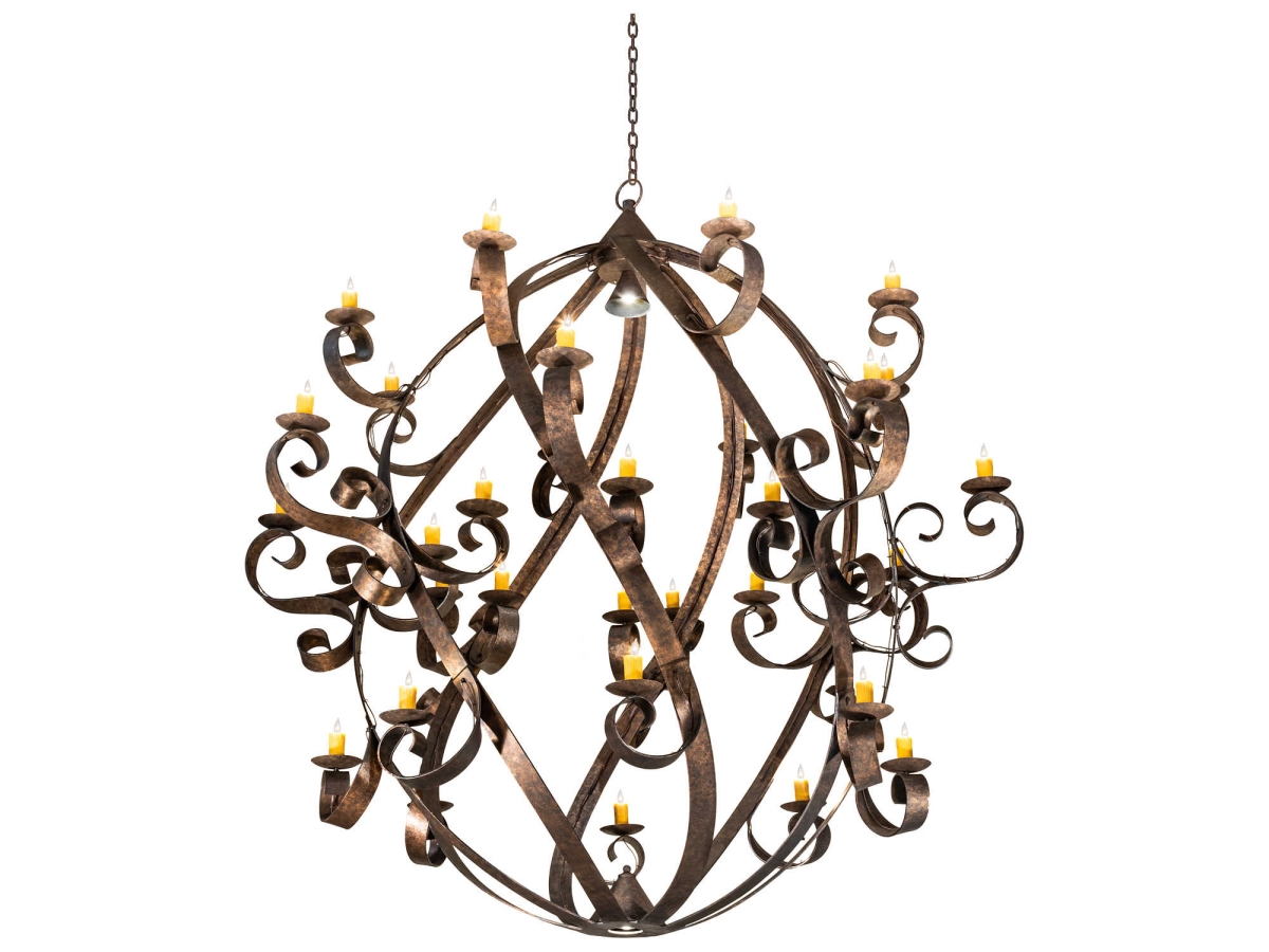 118183 96 in. Wide Caliope 25 Light Chandelier