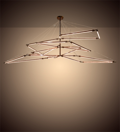 210950 216 in. Wide Isotope Chandelier