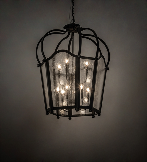230264 33 in. Wide Citadel 10 Light Ceiling Pendant Fixtures