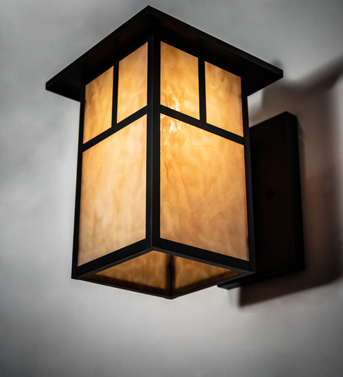 230271 10 in. Wide Hyde Park Curved Arm Wall Sconce