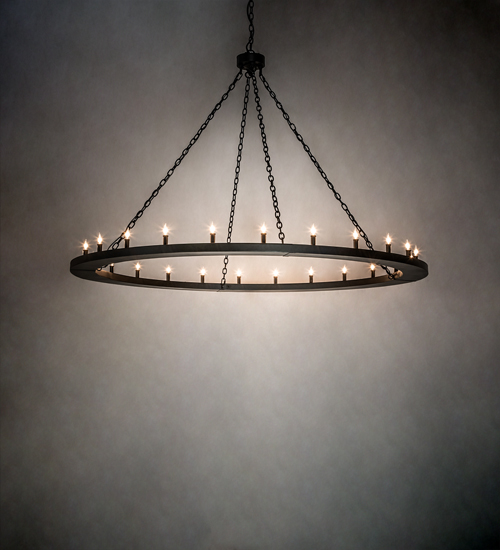 231316 72 in. Wide Loxley 24 Light Chandelier