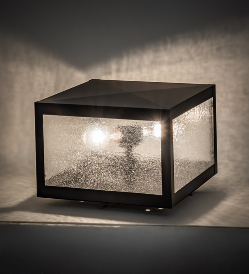 232073 12 in. Square Seneca Prime Post Mount Light