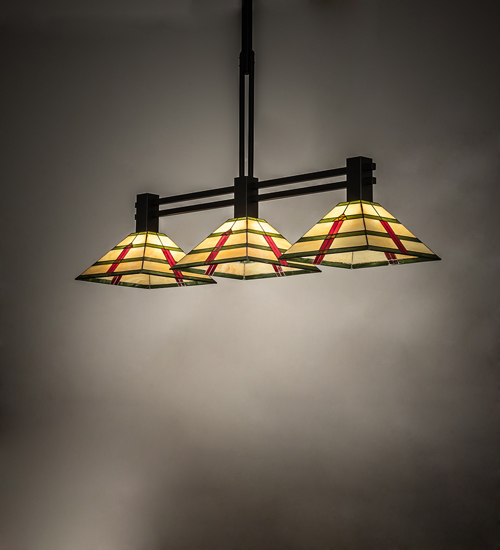 233797 48 in. Long Prairie Arrowhead 3 Light Ceiling Pendant Fixtures