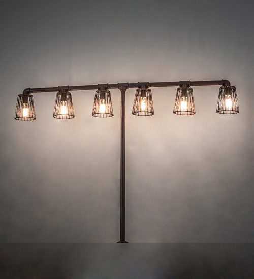236019 48 x 65 in. Wide PipeDream 6 Light Table Lamp