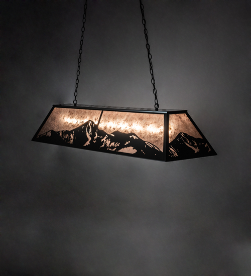 236966 61 in. Long Mountain Range Oblong Ceiling Pendant Fixtures