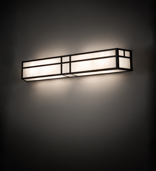 237545 38 in. Wide Hyde Park Double T Mission Wall Sconce