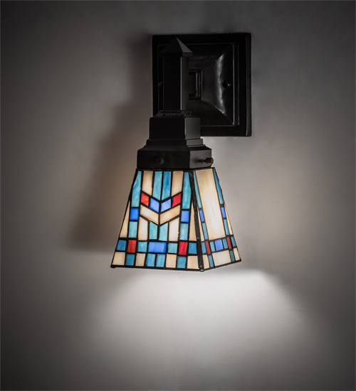 238496 5 in. Wide Prairie Wheat Wall Sconce