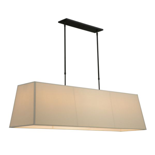 130984 60 in. Panache Oblong Pendant, Beige