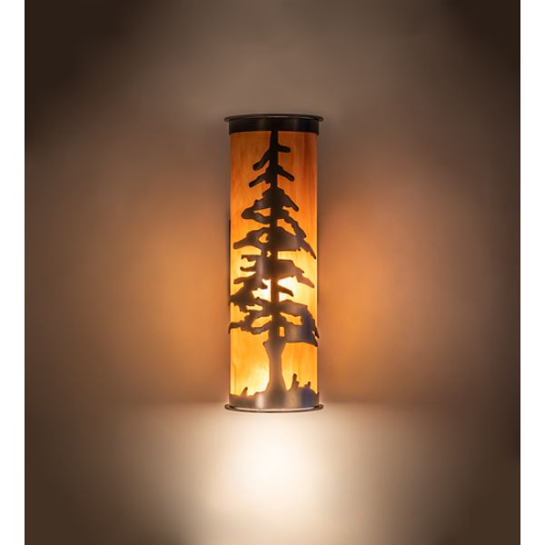 237938 5.5 in. Tall Pines Wall Sconce