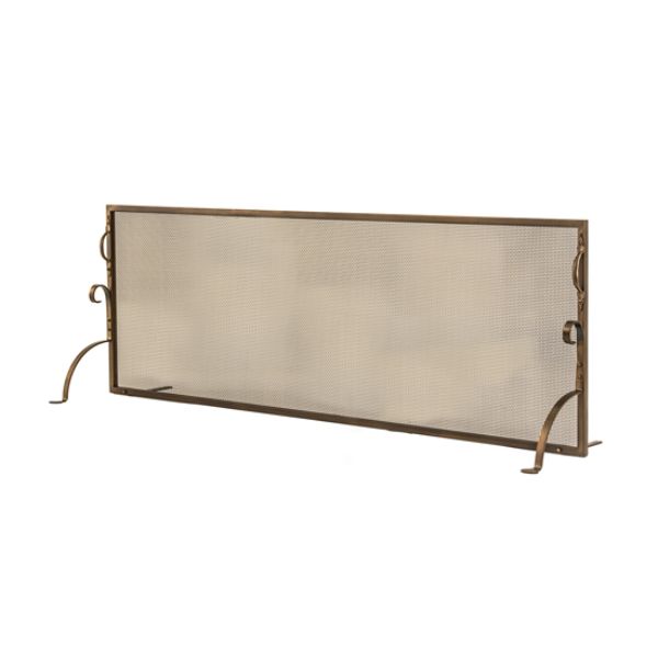 238867 84 x 29 in. Prime Fireplace Screen