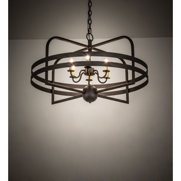 239586 32 in. Aldari 6 Light Chandelier