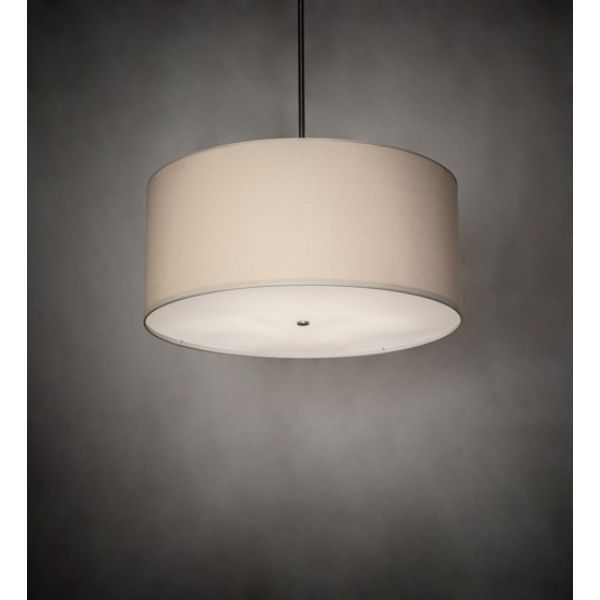 241353 36 in. Cilindro Textrene Pendant, White