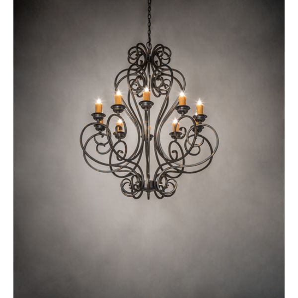 243808 42 in. Fernando 10 Light Chandelier