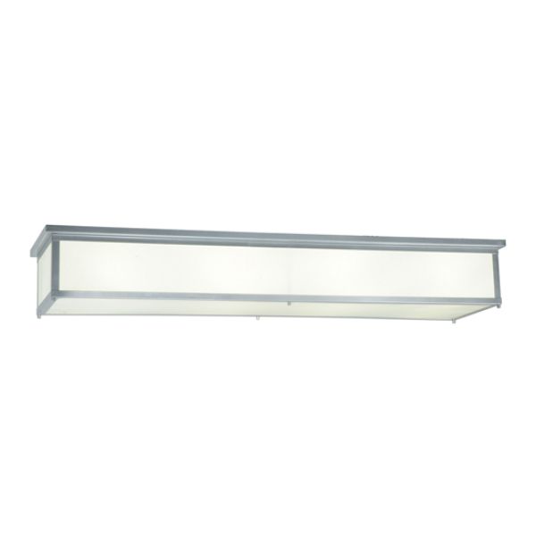 244227 72 in. Lumina Textrene Flushmount, White & Silver