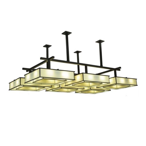 244305 103 in. Piazza Semi-Flushmount, Beige