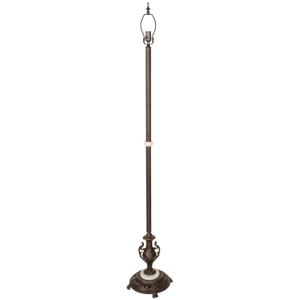 11884 63 in. Urn Handle Floor Base, White