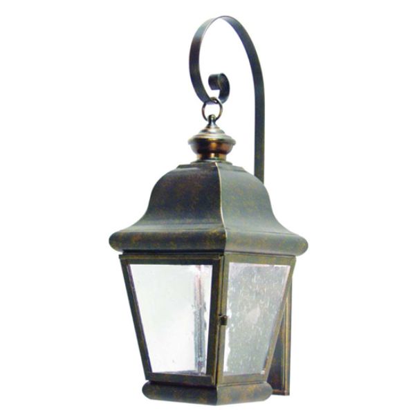 119868 7 in. Lapalma Hanging Lantern, Gilded Tobacco