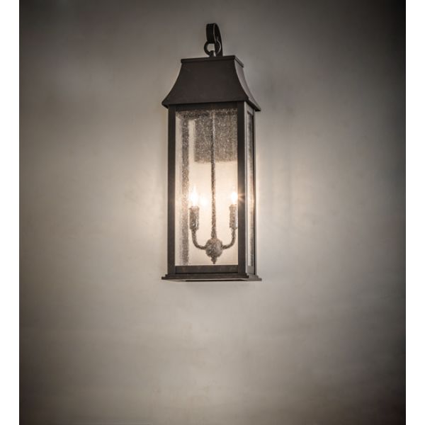 240365 8 in. Bastille Lantern Wall Sconce