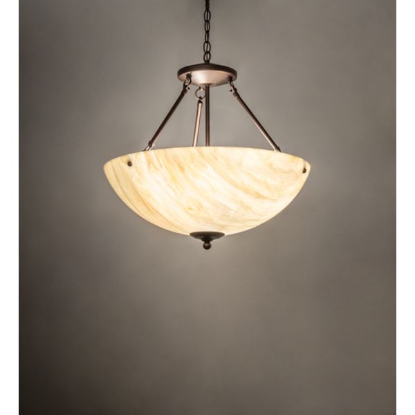 242010 24 in. Madison Inverted Pendant, Beige
