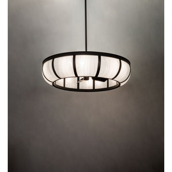 242717 52 in. Prime Dome Chandelier, Beige