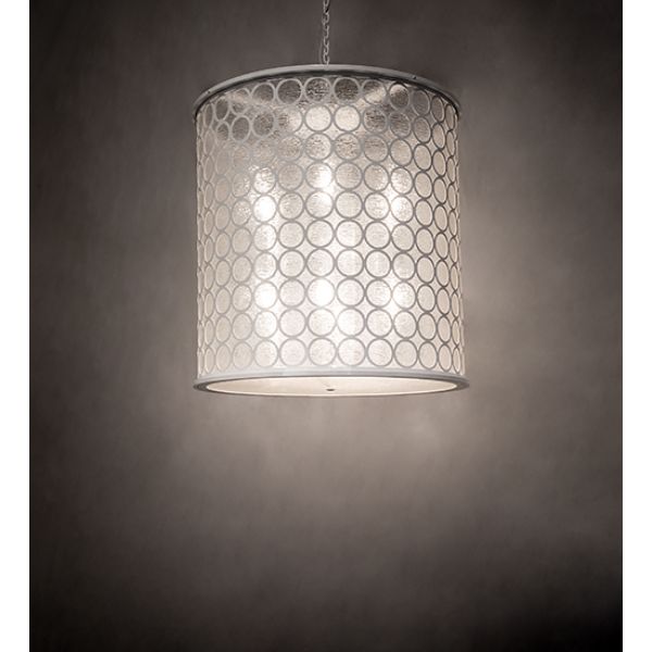 243255 40 in. Dekko Pendant, White