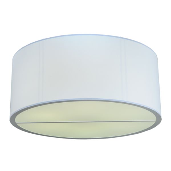 245375 60 in. Cilindro Flushmount, White