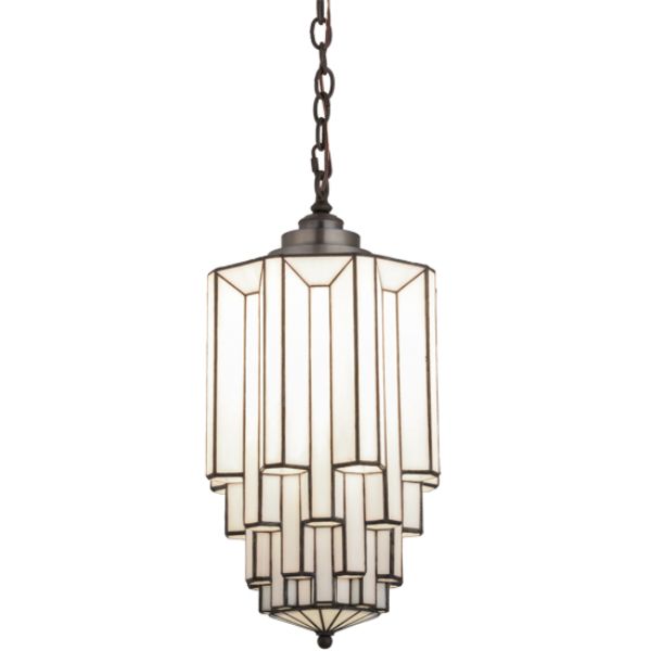 245823 12 in. Paramount Pendant, White