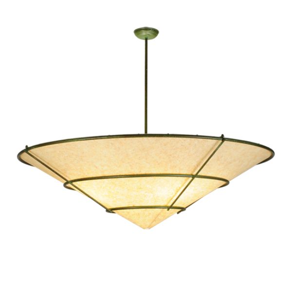 246000 48 in. Kalahari Pendant, Green, Chocolate & Beige