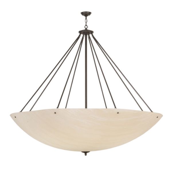 246422 70 in. Madison Inverted Pendant, Sunflower, Beige & White
