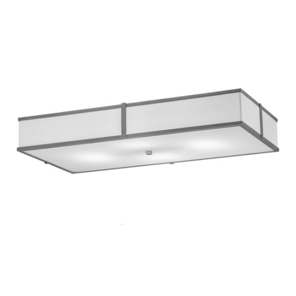 247758 48 in. Quadrato Oblong Flushmount, White