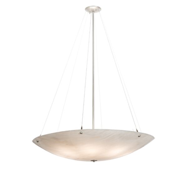 247975 36 in. Cypola Inverted Pendant, White